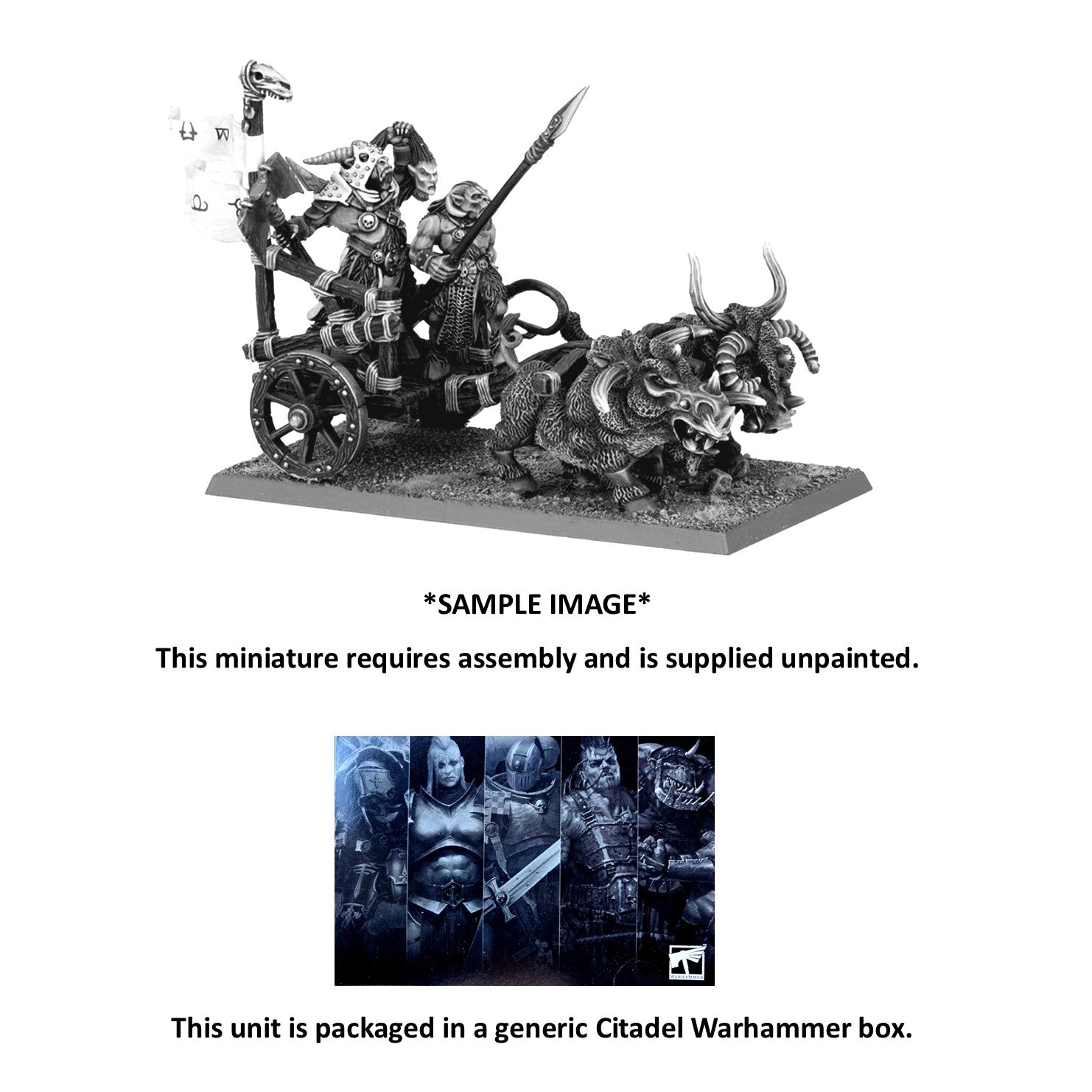 Tuskgor Chariot Beastmen Brayherds Ravening Hordes Warhammer Old World ...