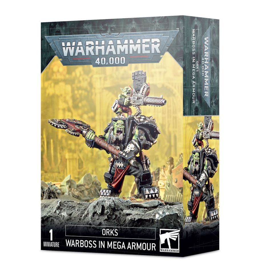 Warboss in Mega Armour Orks Warhammer 40K