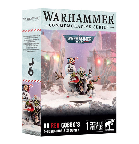 Da Red Gobbo'S A-Bomb-Inable Snowman Warhammer Commemorative