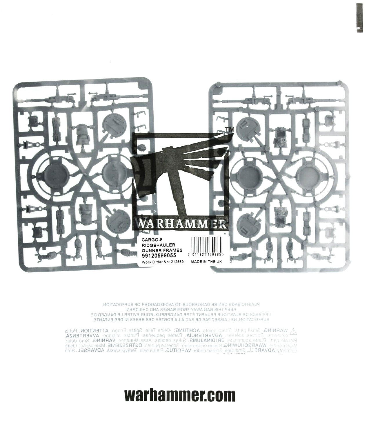 Cargo-8 Ridgehauler Gunner Frames Necromunda Warhammer