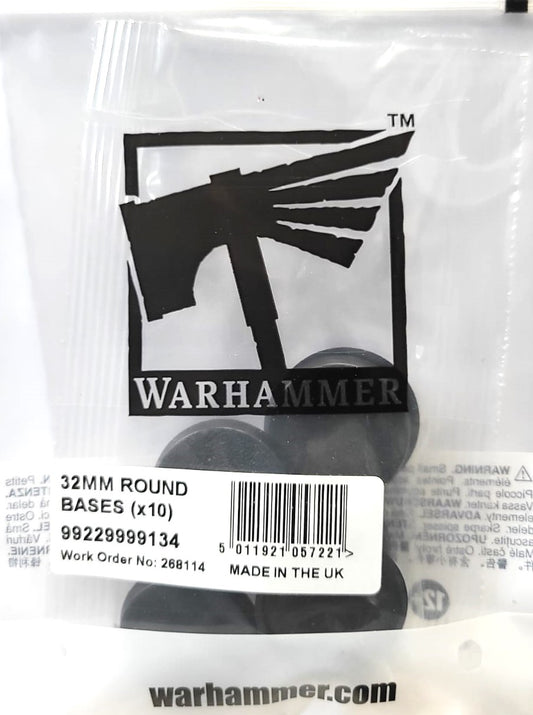 Warhammer Old World 32mm Round Bases (X10) WBGames