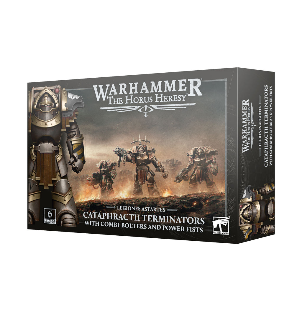 Warhammer 30K Horus Heresy Cataphractii Terminators with Combi-bolters and Power Fists