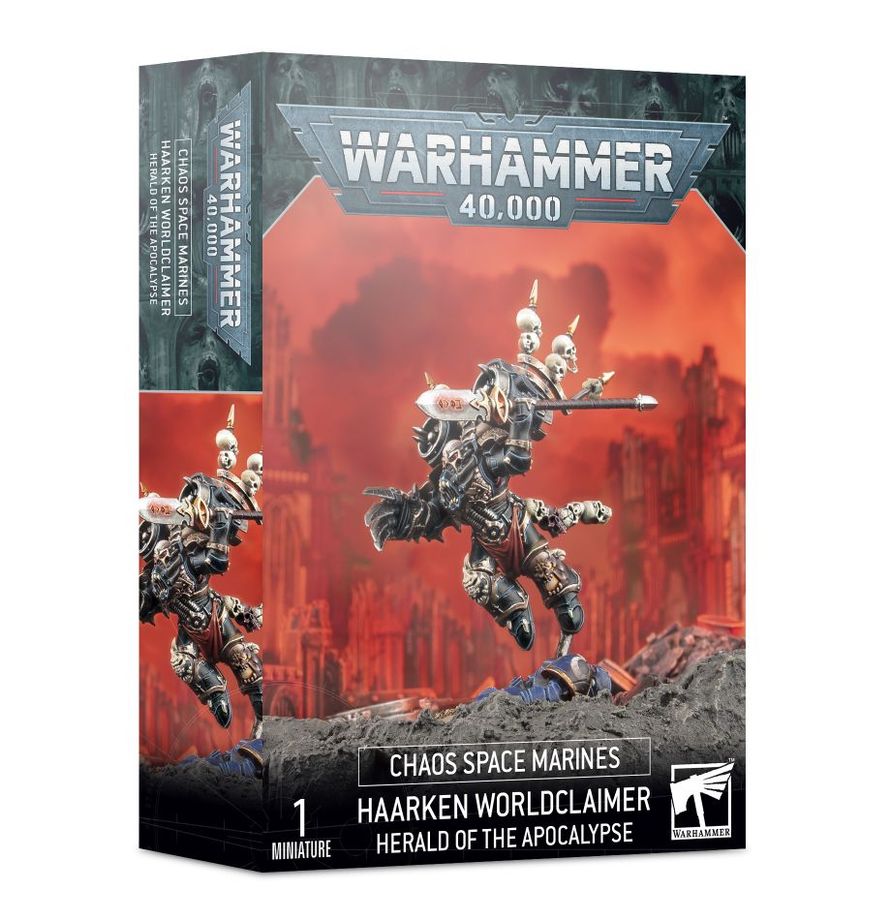 Warhammer 40K Space Marines Haarken Worldclaimer Herald of the Apocalypse