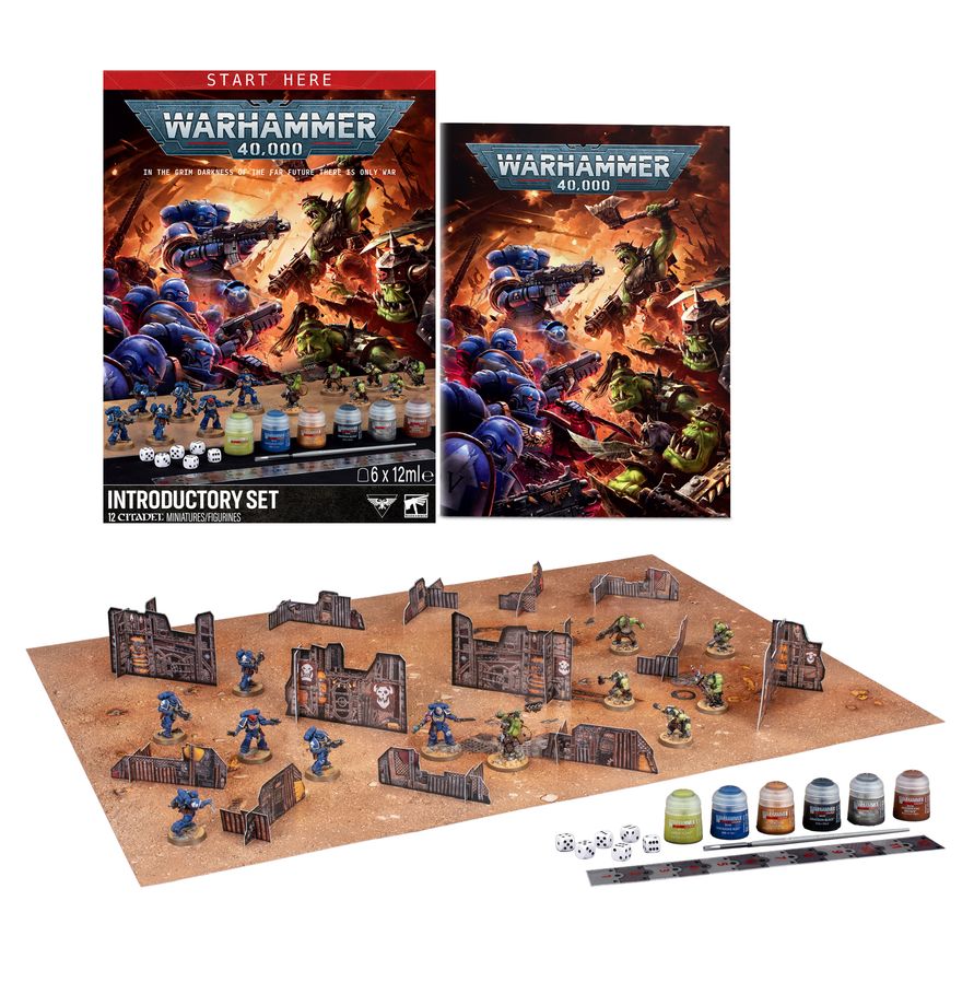 Warhammer 40K introductory Set 2026 Orks Space Marines