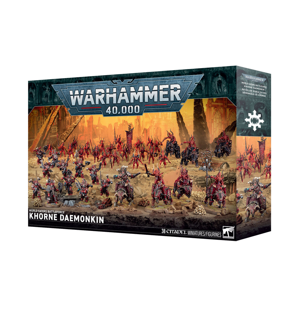 Warhammer 40k Chaos World Eaters Khorne Daemonkin Battleforce