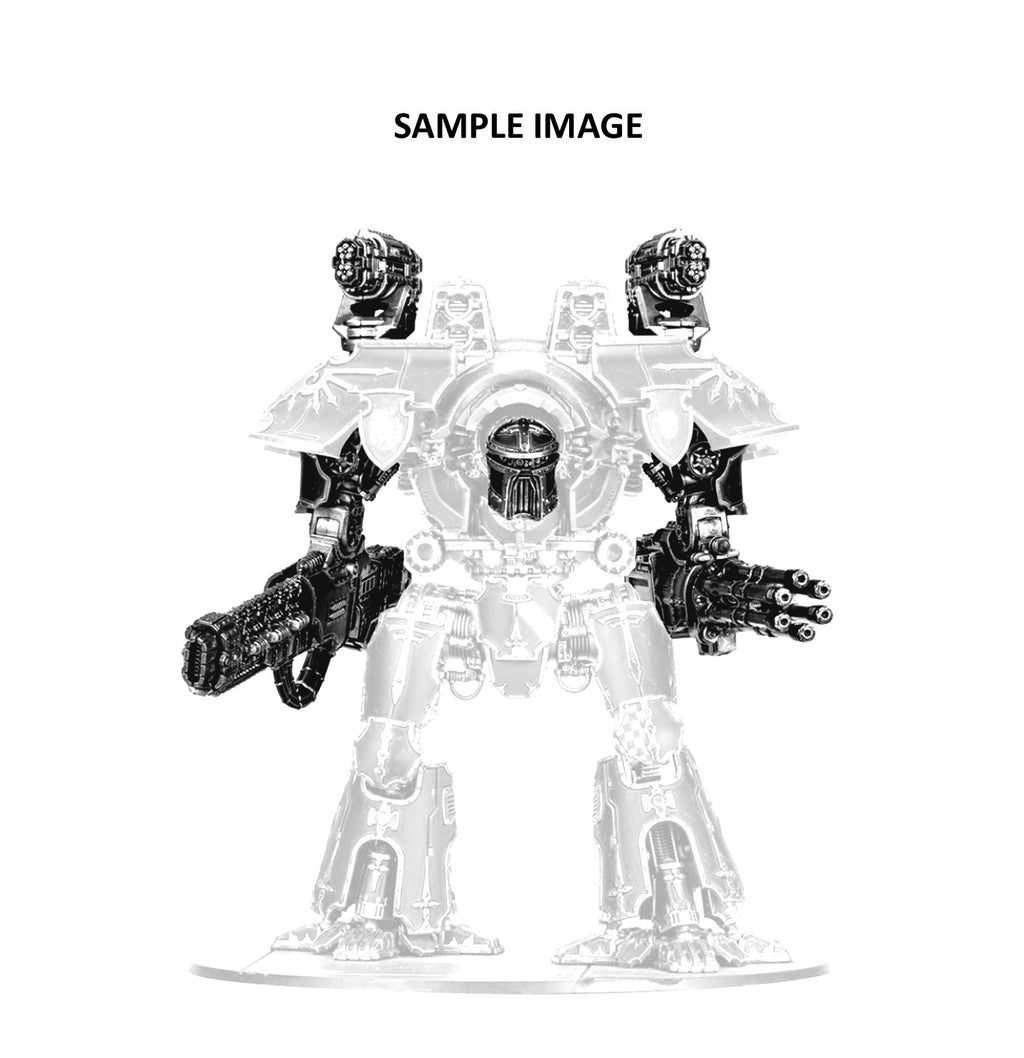 Warlord Titan Weapons Volkite Destructor Macro-Gatling Blaster Adeptus Titanicus