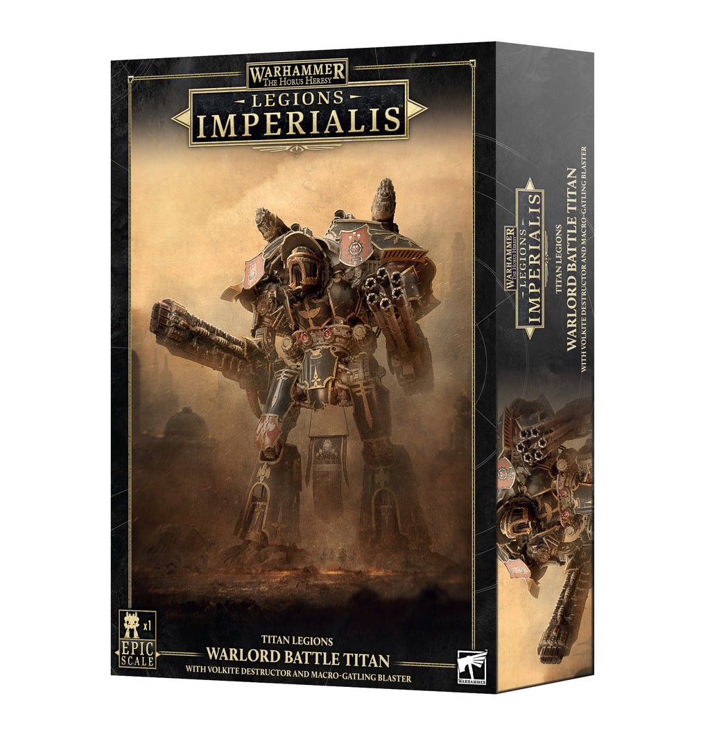 Warlord Titan with Volkite Destructor Legions Imperialis Warhammer HH
