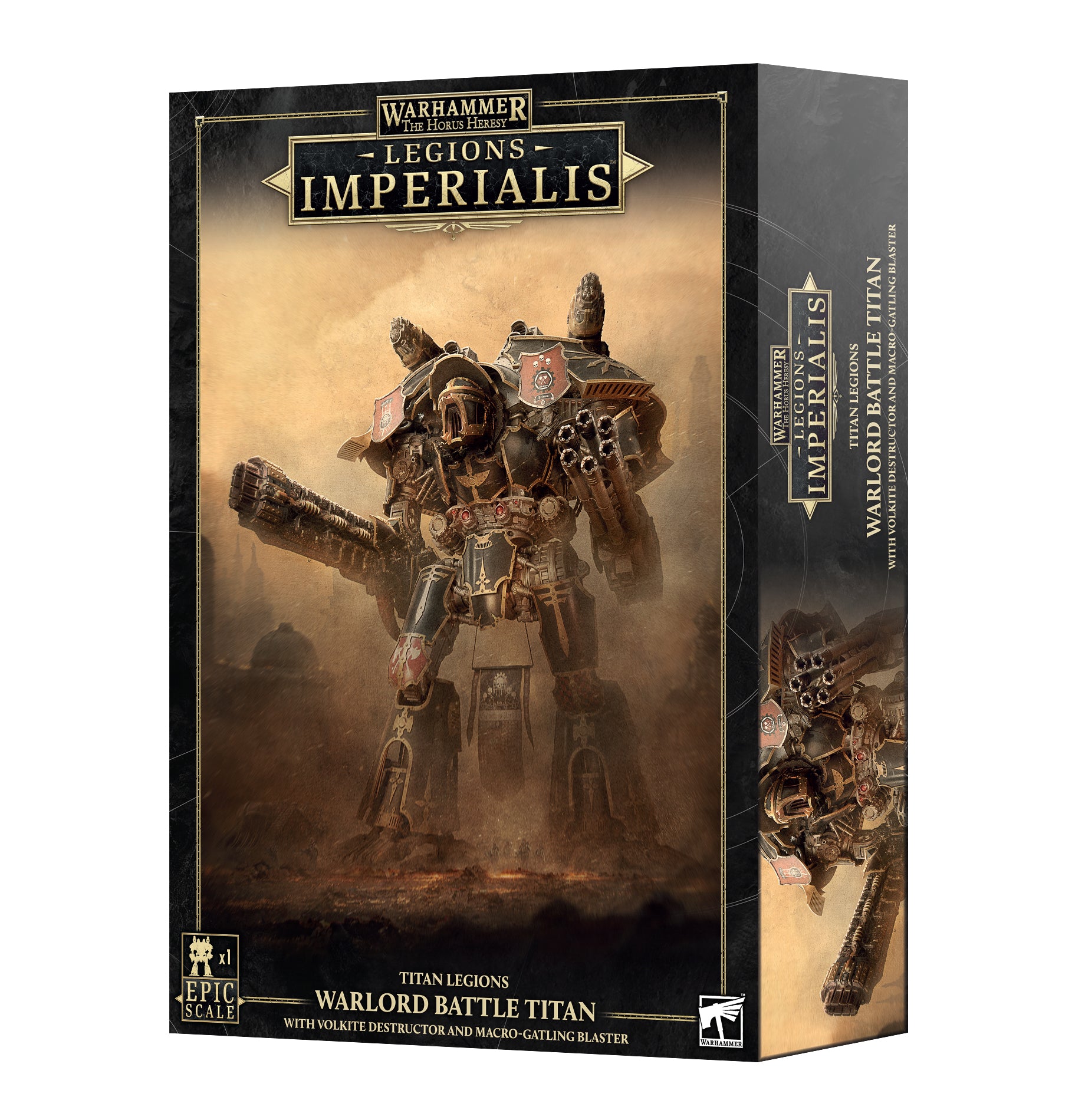 Warlord Titan with Volkite Destructor Legions Imperialis Warhammer HH