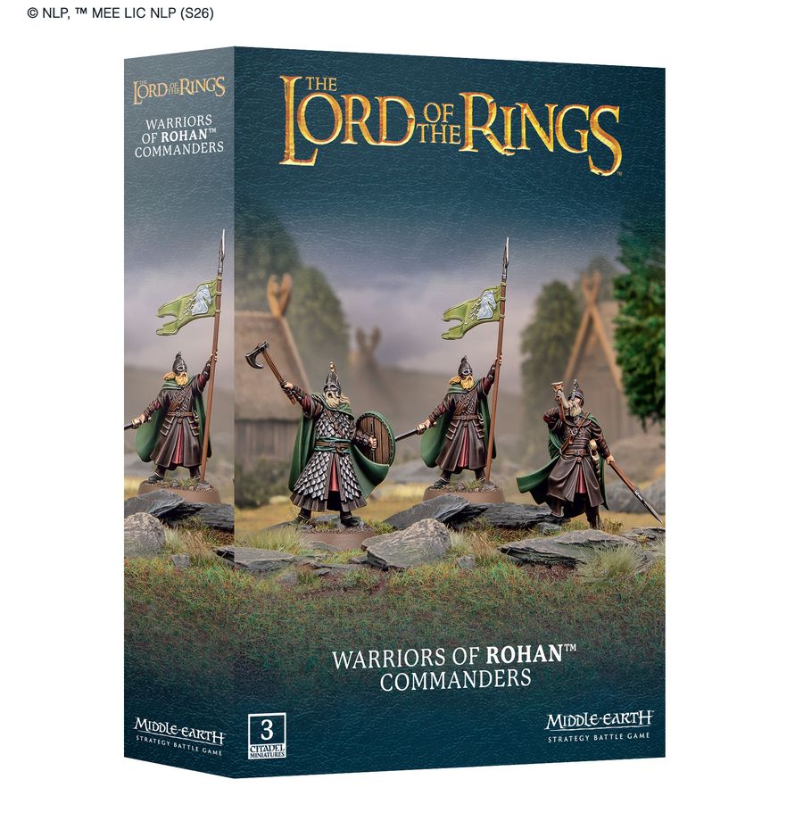 Warriors of Rohan Commanders Lord of the Rings Middle-earth