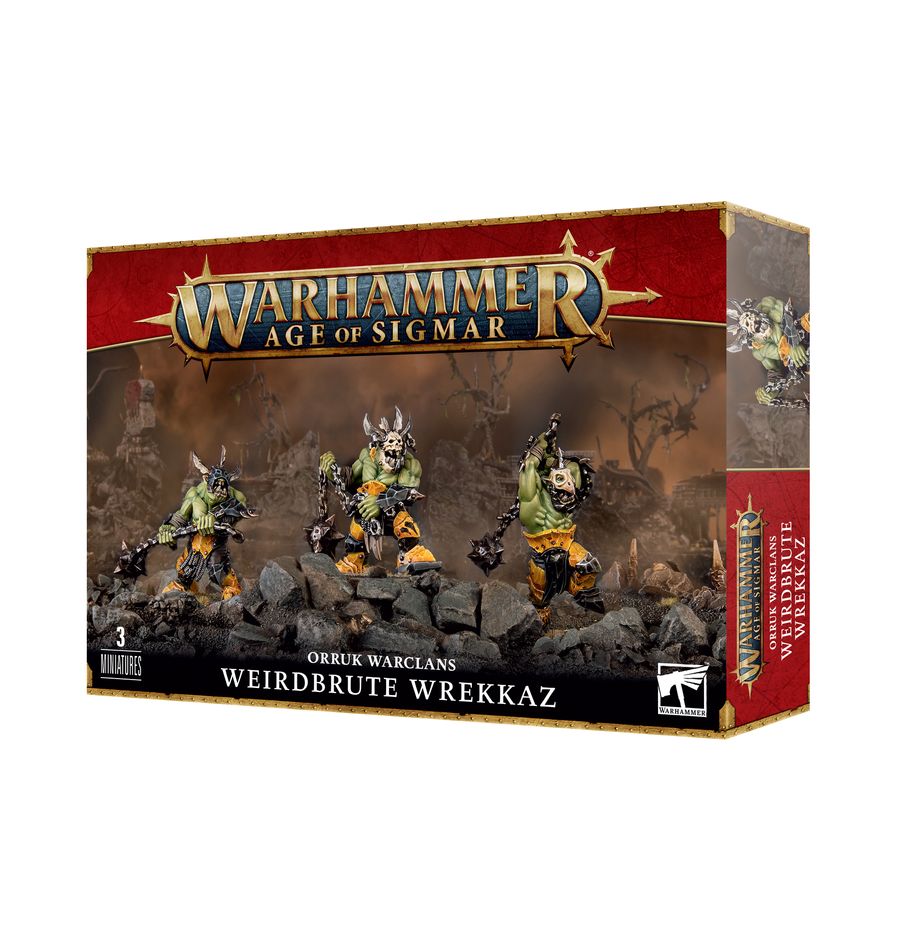 Weirdbrute Wrekkaz or Brute Ragerz Orruk Warclans Ironjawz Warhammer AoS