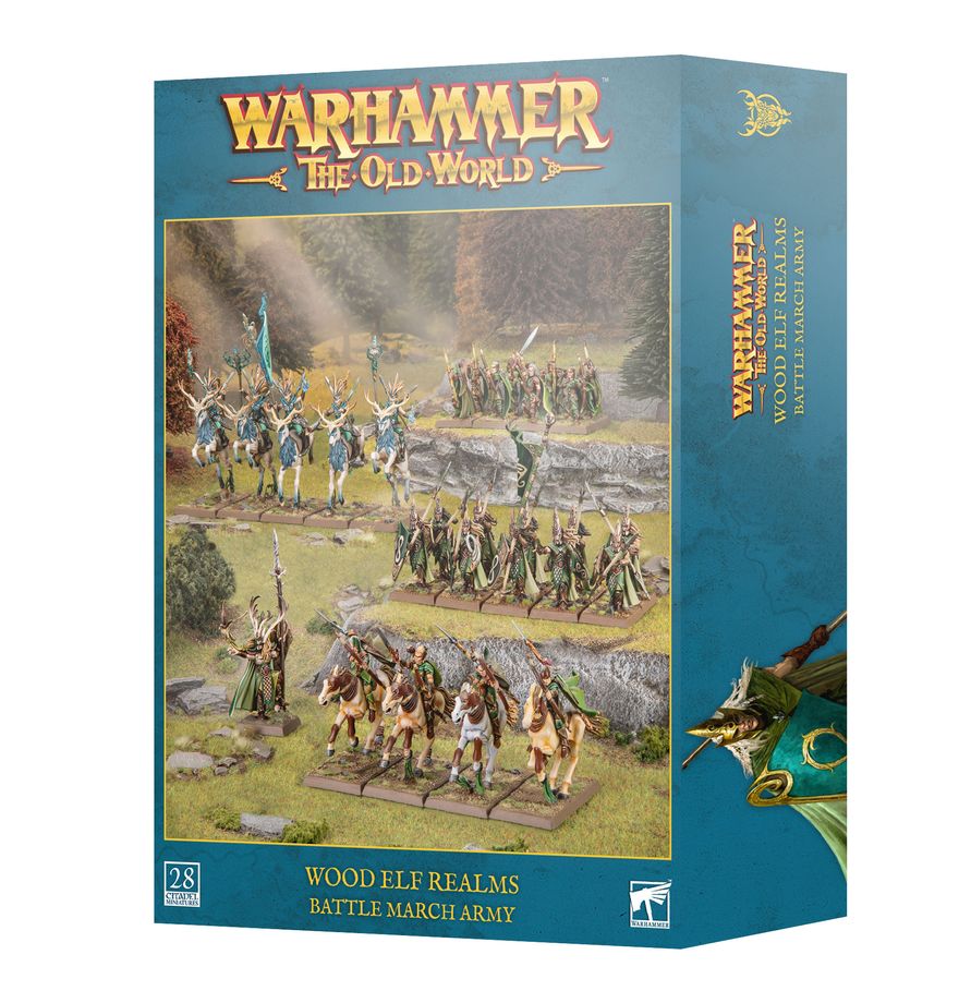 Wood Elf Realms Battle March Army Warhammer Old World