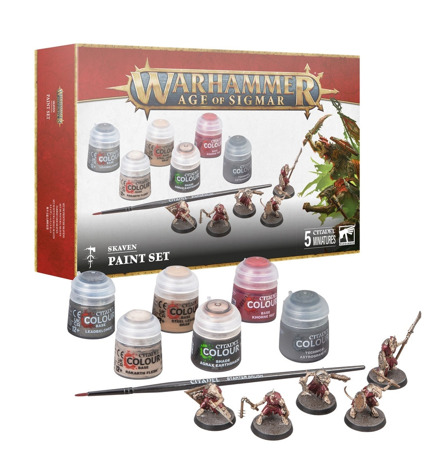 Paints Set Warhammer Skaven Warhammer Age of Sigmar