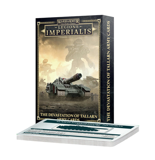 Devastation Of Tallarn Army Cards Legions Imperialis Warhammer Horus Heresy