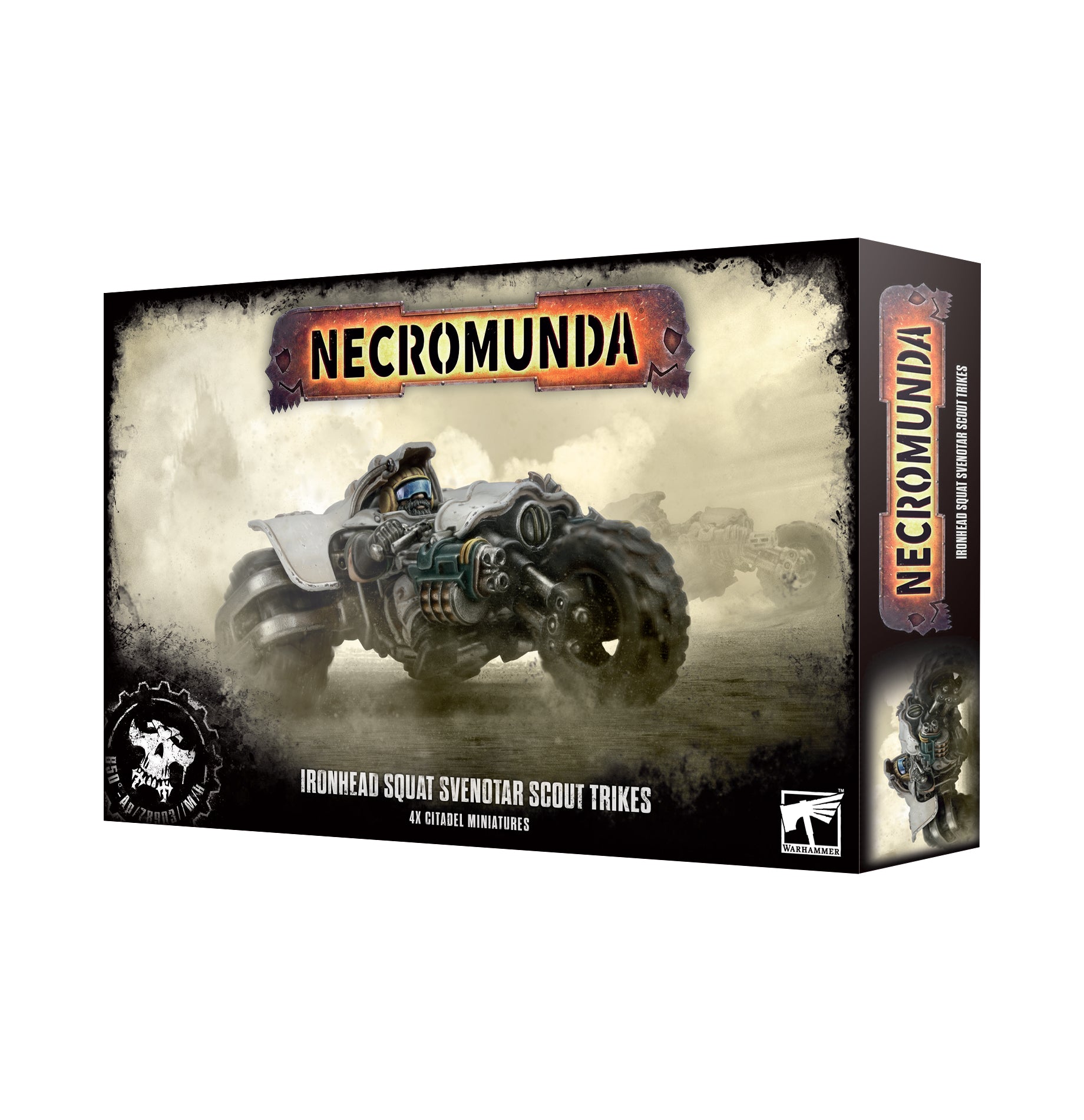 Ironhead Squat Svenotar Scout Trikes Necromunda Warhammer