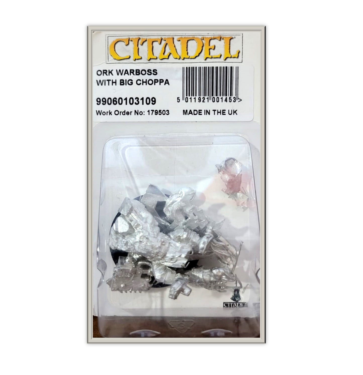 Ork Warboss With Big Choppa Warhammer 40K OOP