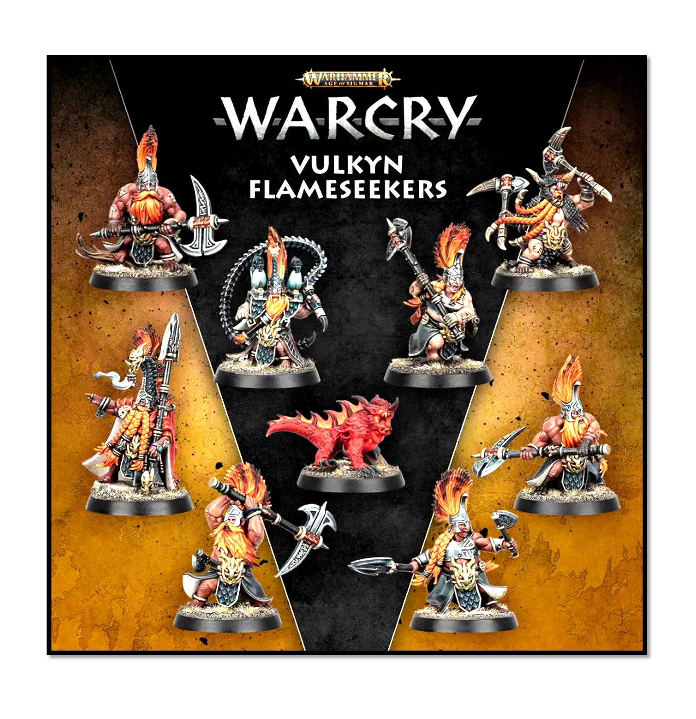 Vulkyn Flameseekers Warcry Fyreslayers Warhammer Age of Sigmar