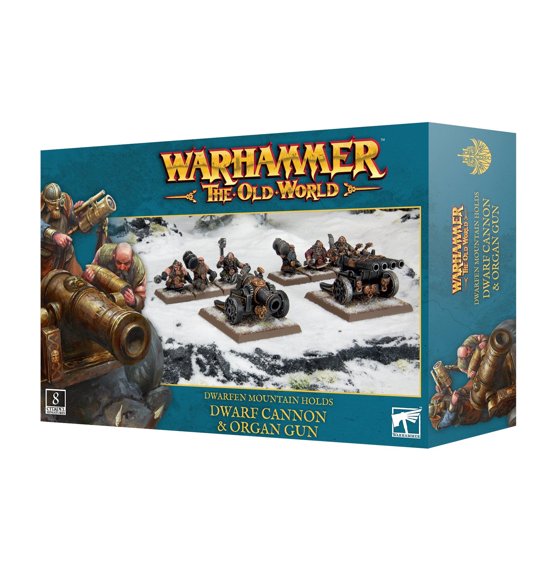 Dwarf Cannon & organ Gun Dwarfen Warhammer Old World