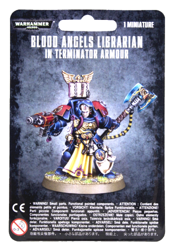 Librarian In Terminator Armour Blood Angels Warhammer 40K
