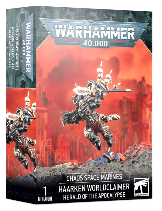Haarken Worldclaimer Herald Of The Apocalypse Chaos Space Marines 40K