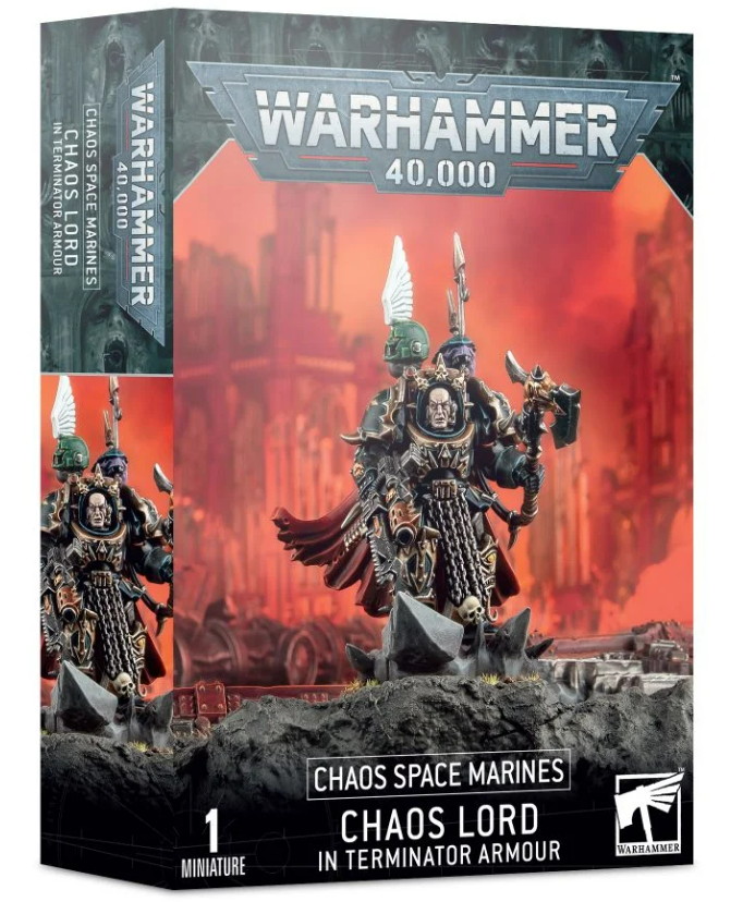 Chaos Lord In Terminator Armour Warhammer 40K