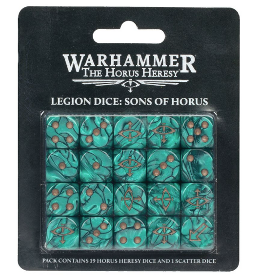 Legion Dice: Sons of Horus Warhammer The Horus Heresy NIB!               WBGames