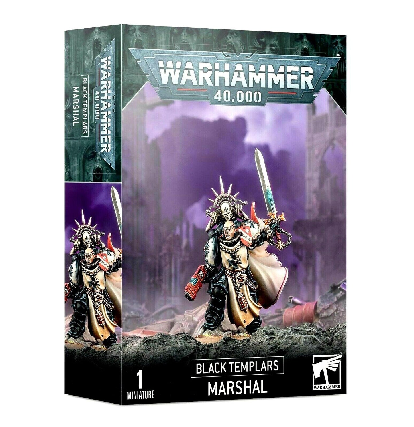 Marshal Black Templars Warhammer 40K Space Marines NIB!                  WBGames