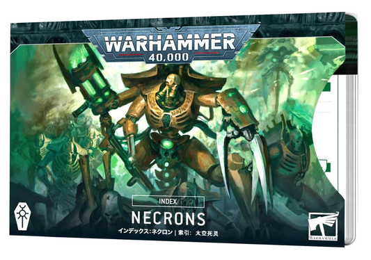 Necrons Index Cards 10th Edition Warhammer 40K          WBGames