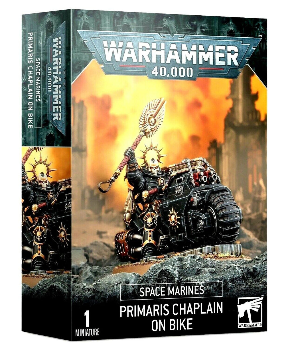 Primaris Chaplain on Bike  Space Marines Warhammer 40K