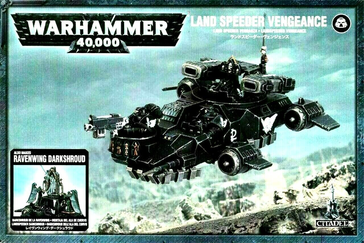 Land Speeder Vengeance Or Ravenwing Darkshroud Dark Angels 40K