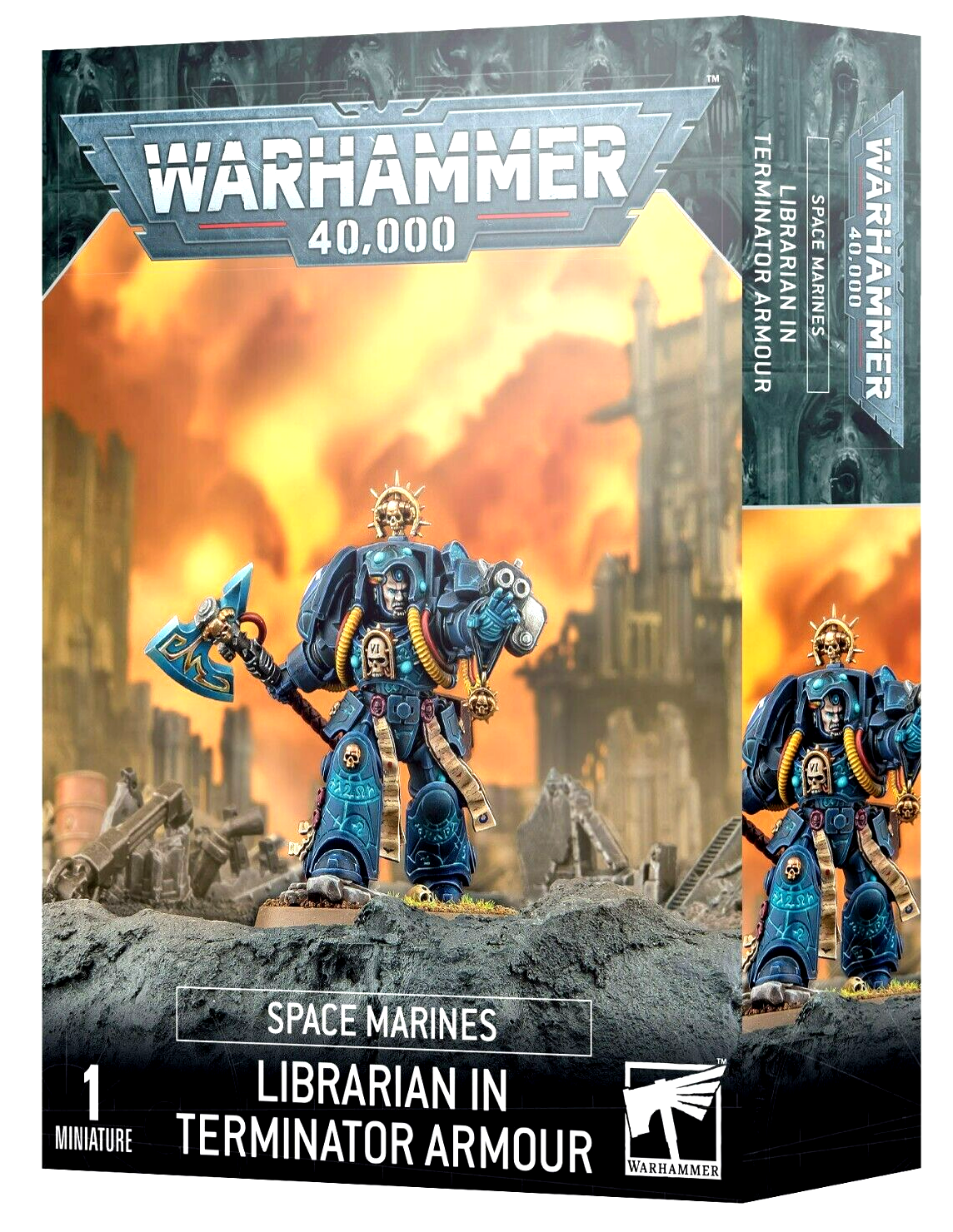 Librarian In Terminator Armour Space Marine Warhammer 40K