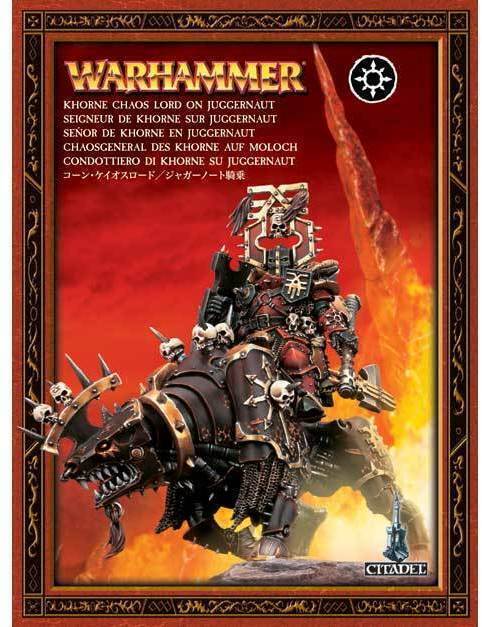 Lord of Khorne on Juggernaut Chaos Warhammer Age of Sigmar               WBGames