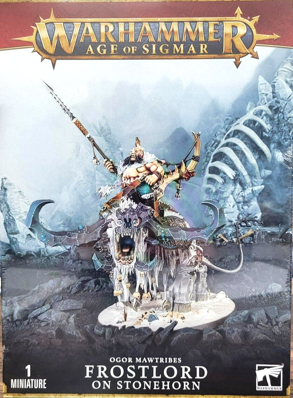 Frostlord on Stonehorn Mawtribes Warhammer AoS Age of Sigmar
