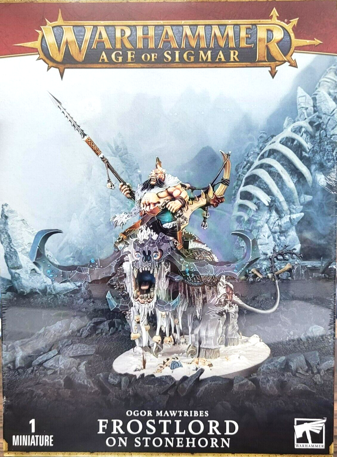 Frostlord on Stonehorn Mawtribes Warhammer AoS Age of Sigmar