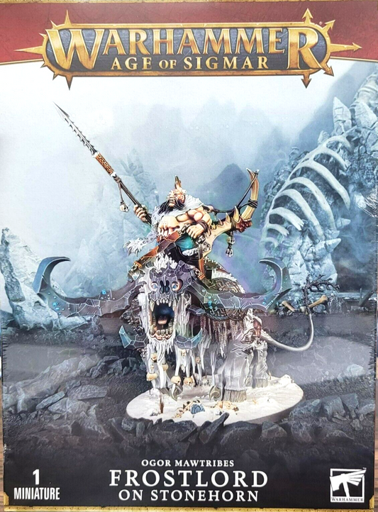 Frostlord on Stonehorn Mawtribes Warhammer AoS Age of Sigmar  NIB!       WBGames