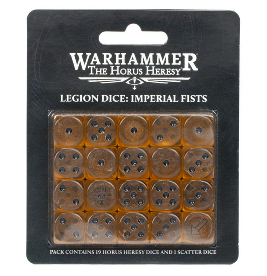 Legion Dice Imperial Fists Warhammer The Horus Heresy - NEW-             WBGames