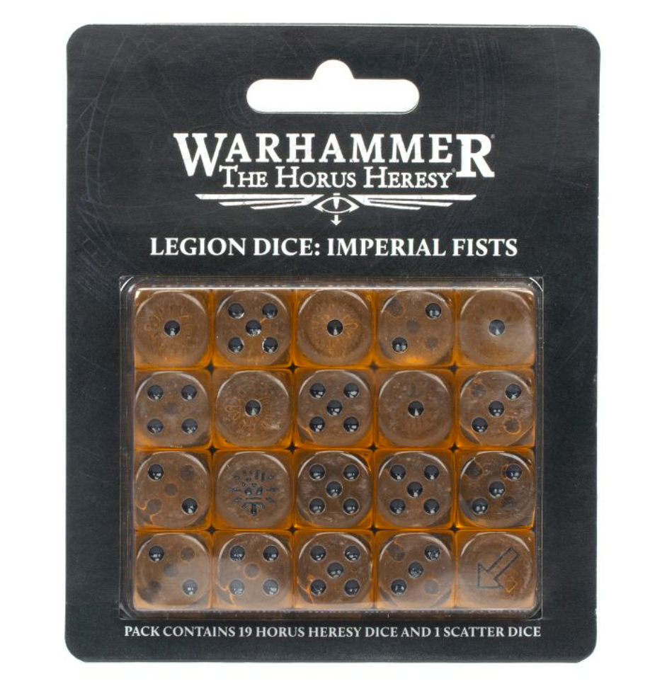 Legion Dice Imperial Fists Warhammer the Horus Heresy