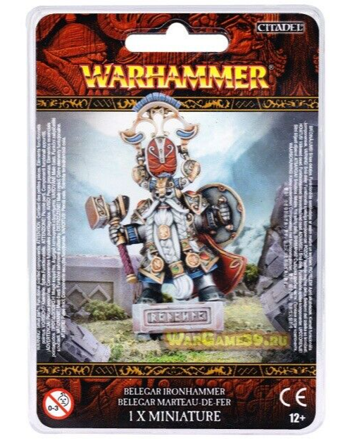 Warden King Belegar Ironhammer Cities of Sigmar Dwarf Warhammer  NIB!    WBGames
