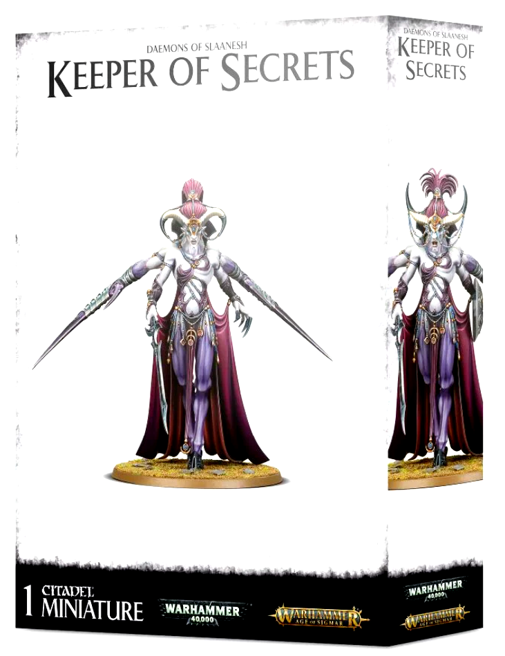 Daemons Of Slaanesh Chaos Keeper Of Secrets Warhammer 40K Age Of Sigmar