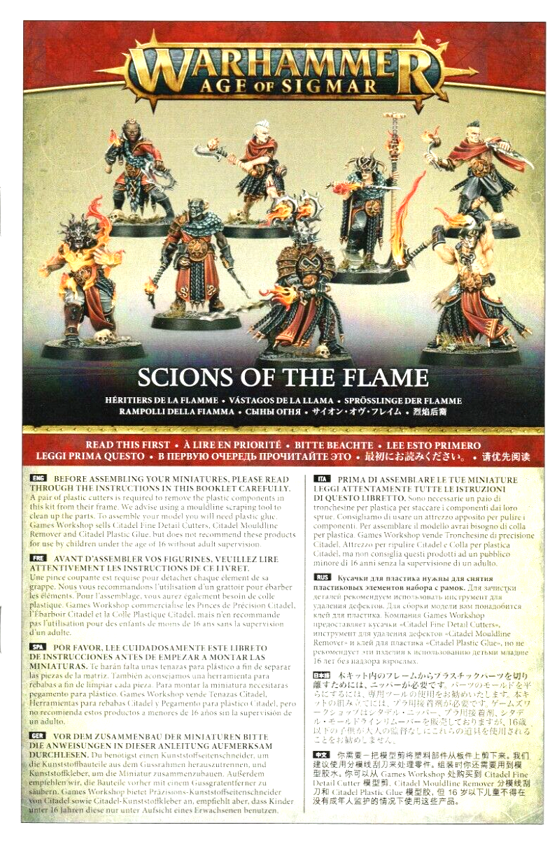 Scions of the Flame Slaves to Darkness Warcry Warhammer Age of Sigmar    WBGames