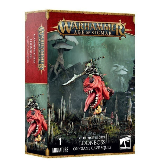 Loonboss on Giant Cave Squig Gloomspite Gitz Warhammer AoS NIB!          WBGames