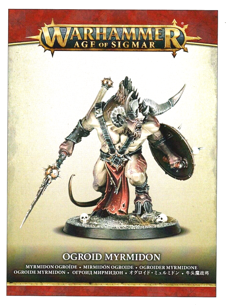 Ogroid Myrmidon Champion Slaves to Darkness Warcry Warhammer AoS NIB!    WBGames