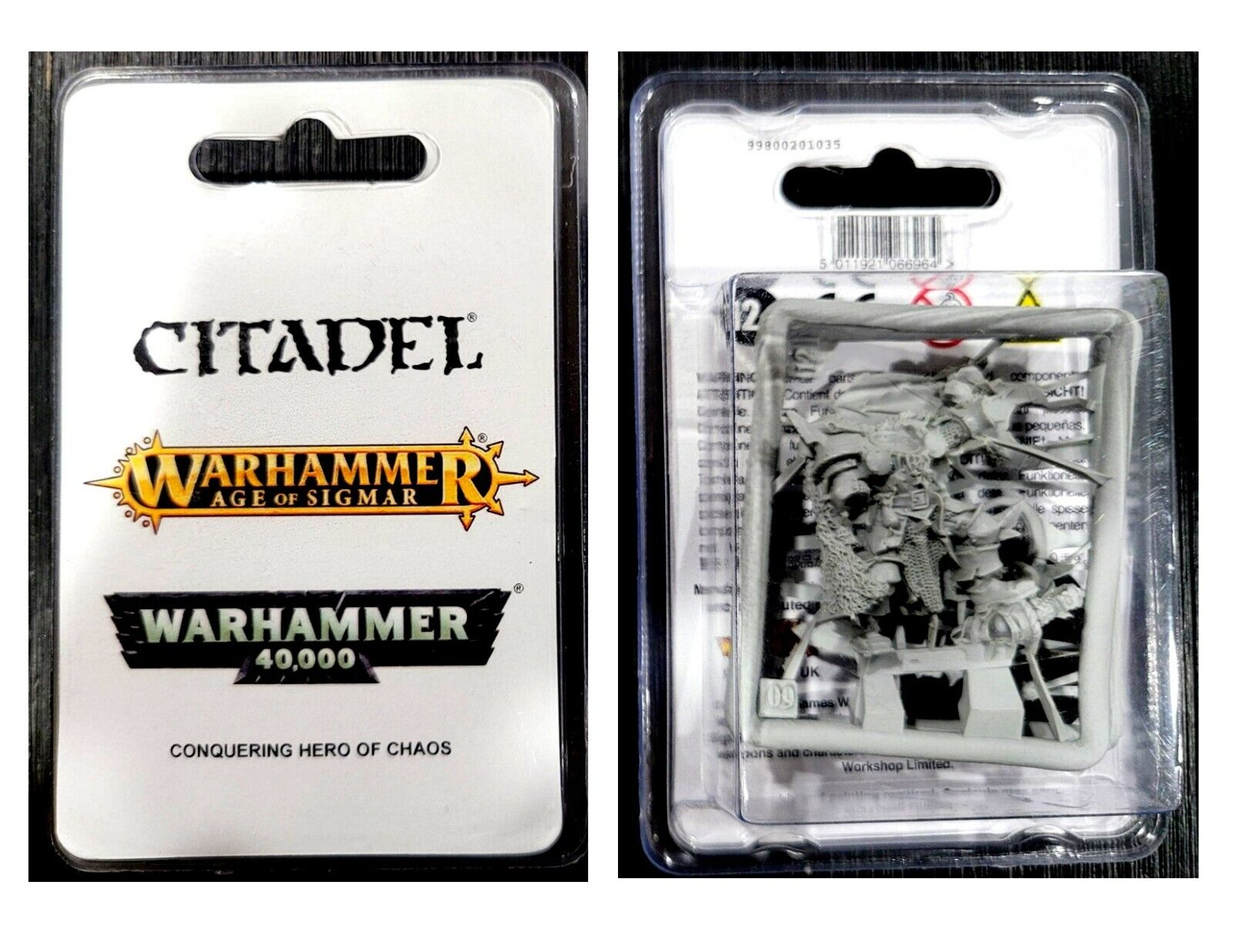Conquering Hero of Chaos Slaves to Darkness Warhammer  OOP