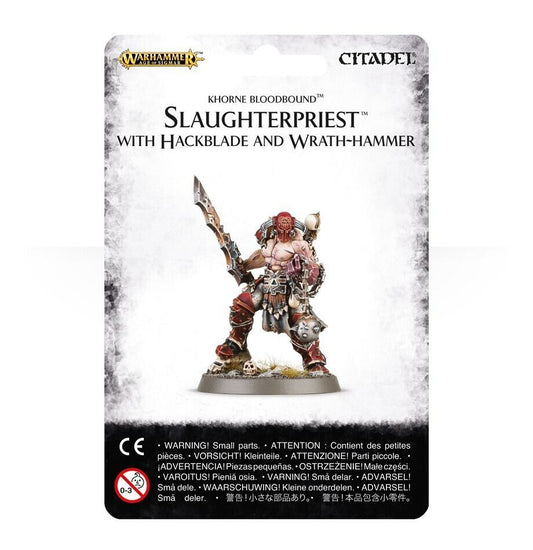 Slaughterpriest With Hackblade And Wrath-Hammer Khorne Aos Warhammer