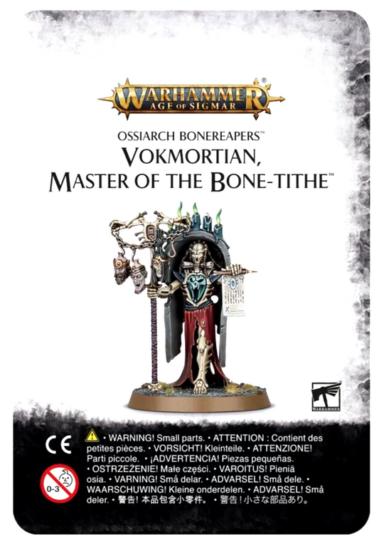 Vokmortian Master Of The Bone-Tithe Ossiarch Bonereapers Warhammer