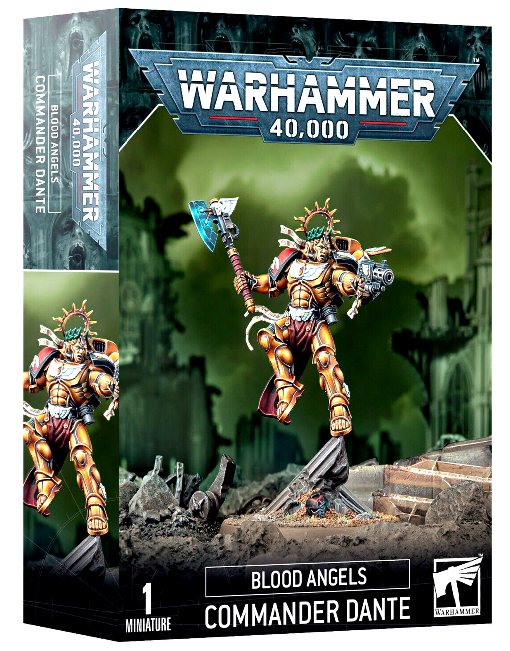 Commander Dante Blood Angels Space Marines Warhammer 40K War Battle Games commander-dante-blood-angels-space-marines-warhammer-40k-war-battle-games