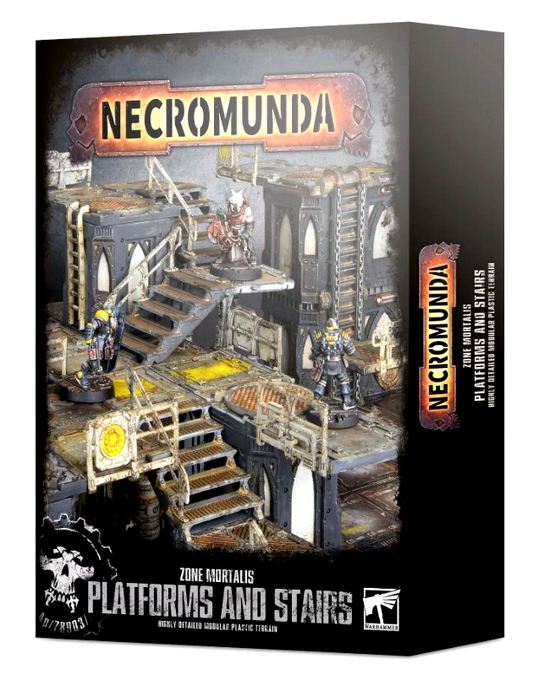 Zone Mortalis Platforms and Stairs Necromunda Warhammer 40K NIB!         WBGames