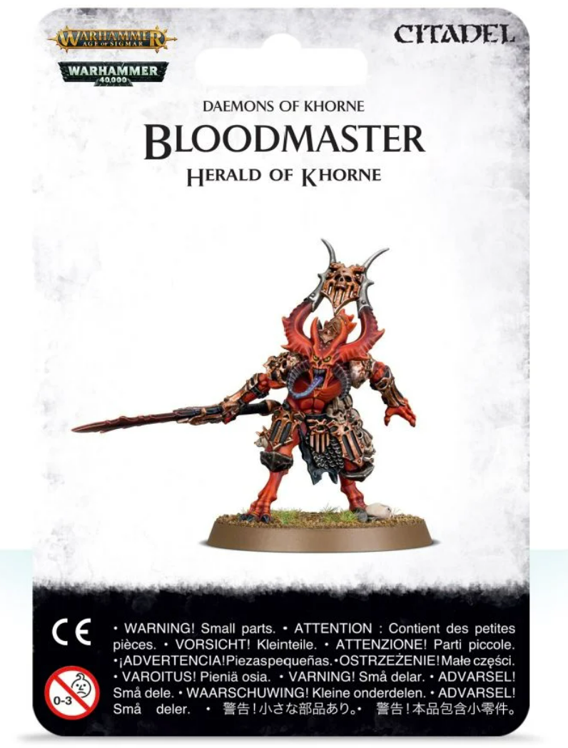 Bloodmaster Herald of Khorne Daemons Warhammer Age of Sigmar NIB!        WBGames
