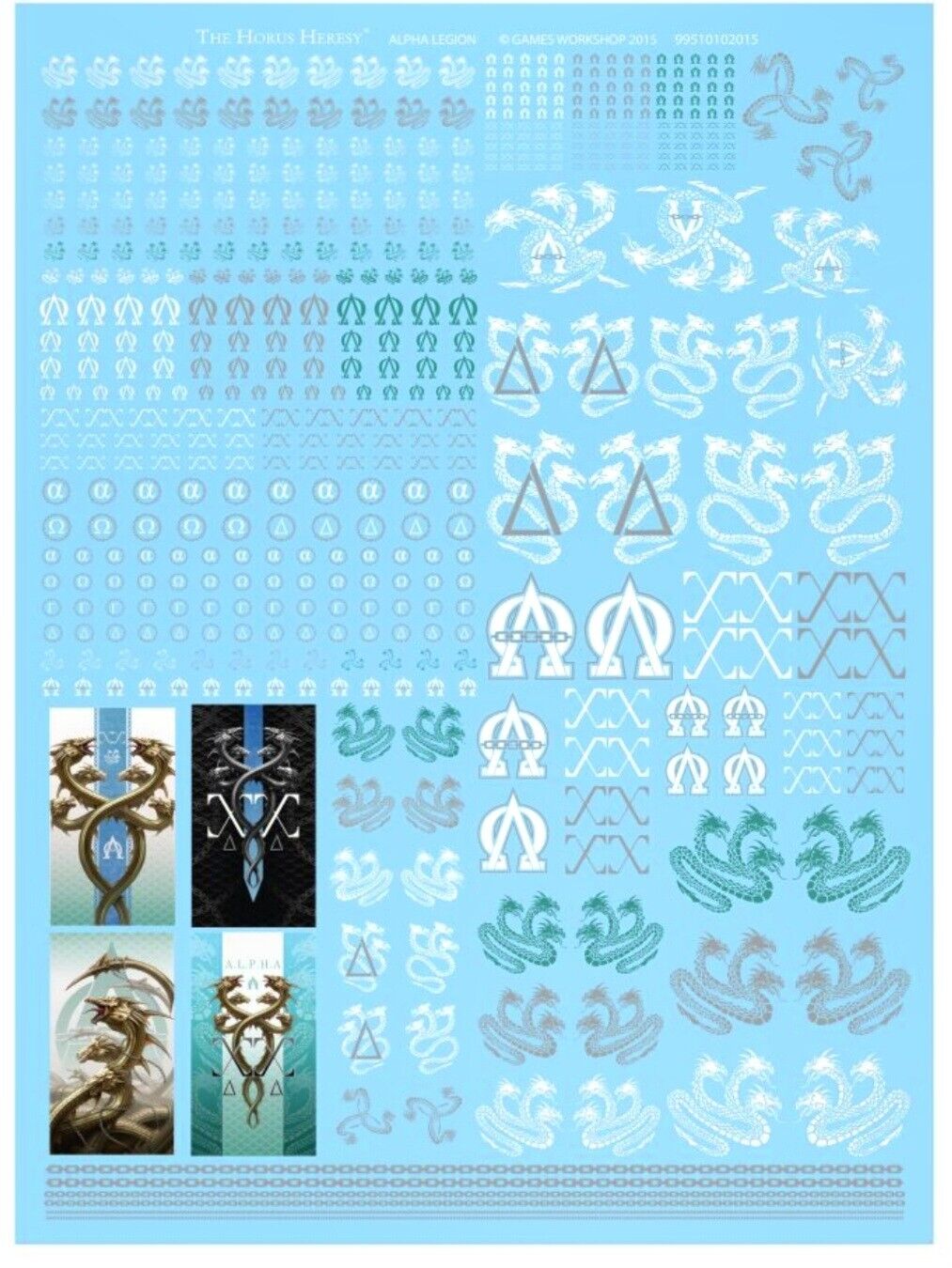 Horus Heresy Alpha Legion Transfer Sheet Forge World Warhammer 30K