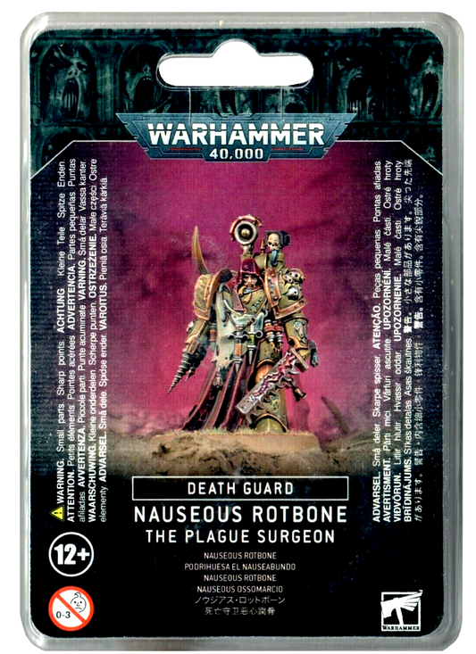 Nauseous Rotbone The Plague Surgeon Death Guard Warhammer 40K NIB!      WBGames