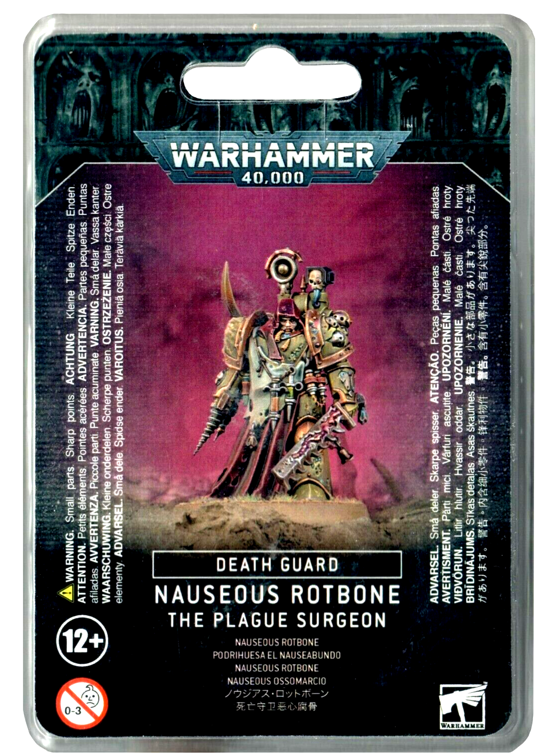 Nauseous Rotbone The Plague Surgeon Death Guard Warhammer 40K